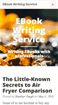 Mobile Screenshot of ebookwritingservice.net